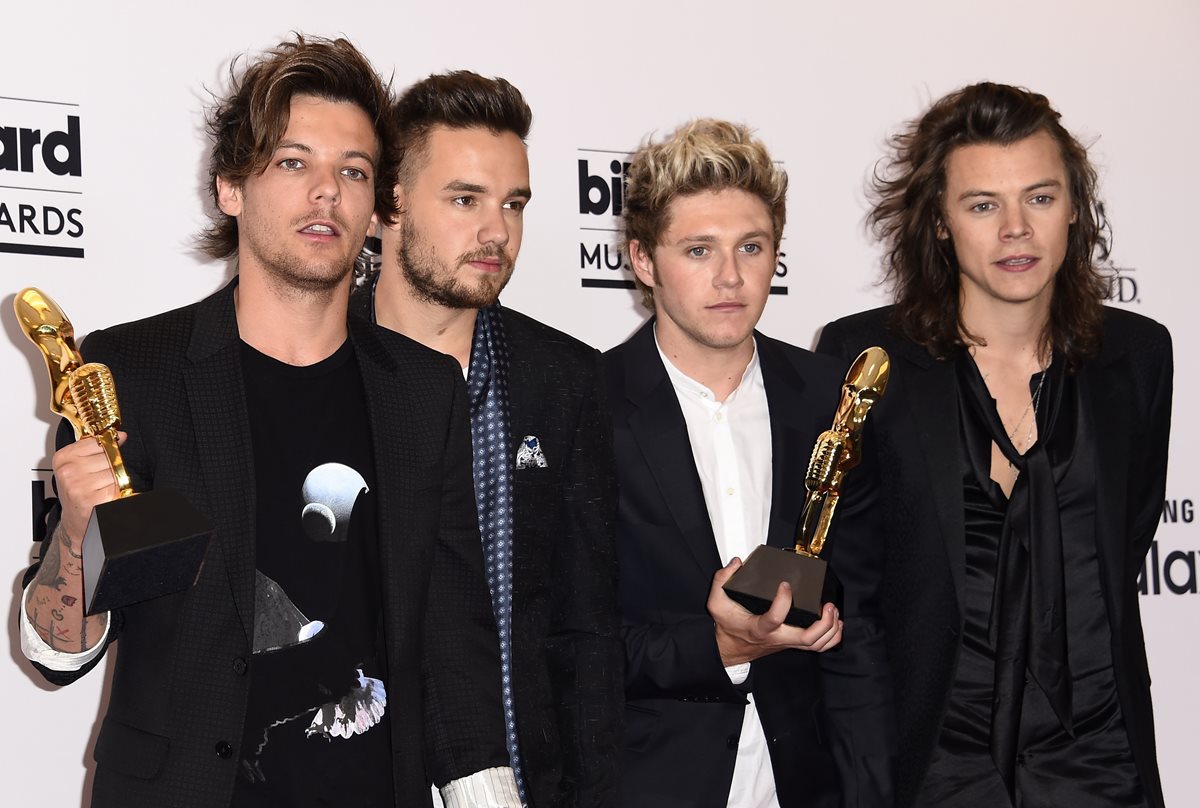 Louis Tomlinson, Liam Payne, Niall Horan y Harry Styles, forman One Direction. (Foto Prensa Libre: AFP)
