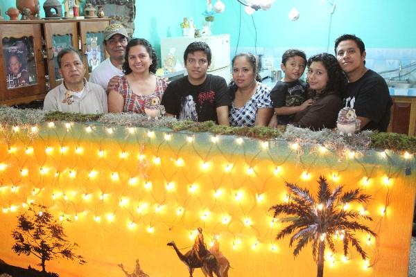 La familia   Xiloj Herrera indica que el nacimiento de Jesús es como una fuente de agua viva.
