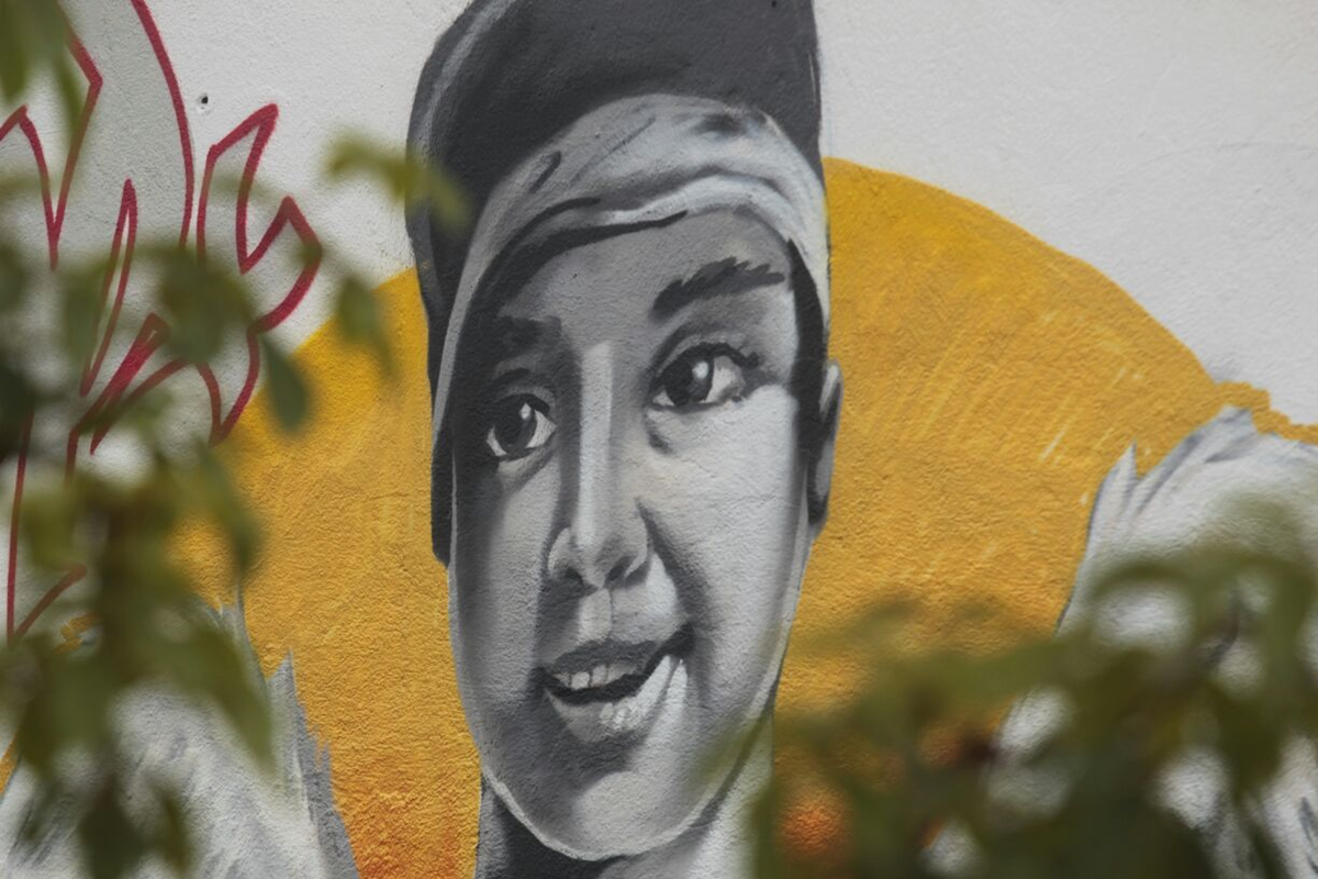 Varios murales han sido pintados en la zona 4 capitalina. (Foto Prensa Libre: Carlos Hernández)