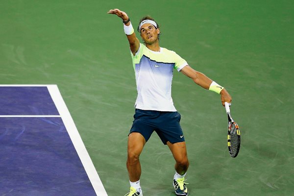 Rafael Nadal actualmente participa en el Torneo Abierto de Tenis Indian Wells. (Foto Prensa Libre: AFP)