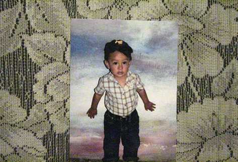 El menor José Antonio Hernández, de 2 años y 4 meses, murió por una golpiza que le propino el padrastro. (Foto Prensa Libre: Hugo Oliva)
