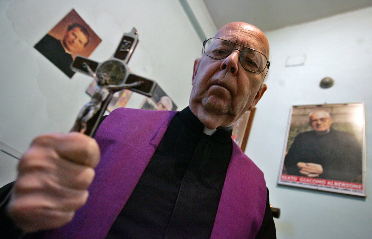 El sacerdote Gabriele Amorth, considerado el exorcista más importante del Vaticano, murió a los 91 años. (Foto Prensa Libre: AFP).
