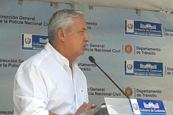 Presidente Otto Pérez Molina. (Foto: Prensa Libre)