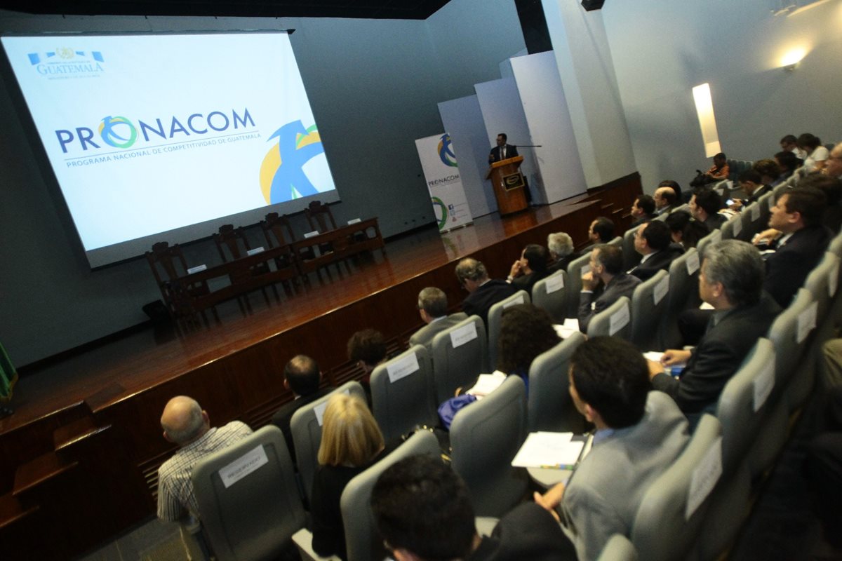 El Programa Nacional de Competitividad (Pronacom), tiene a su cargo el Plan Alianza para la Prosperidad. (Foto Prensa Libre: Hemeroteca PL)