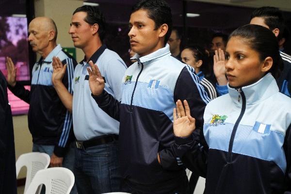 Érick Barrondo y Mirna Ortiz llegan con las expectativas altas para el Campeonato Sudamericano en Bolivia. (Foto Prensa Libre: Eduardo González)