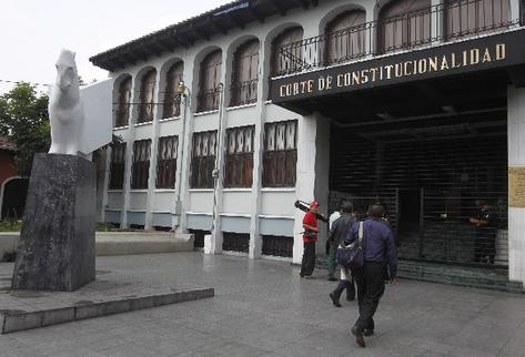 La Corte de Constitucionalidad ha recibido acciones  contra  el presupuesto de este año. (Foto Prensa Libre: Hemeroteca PL)