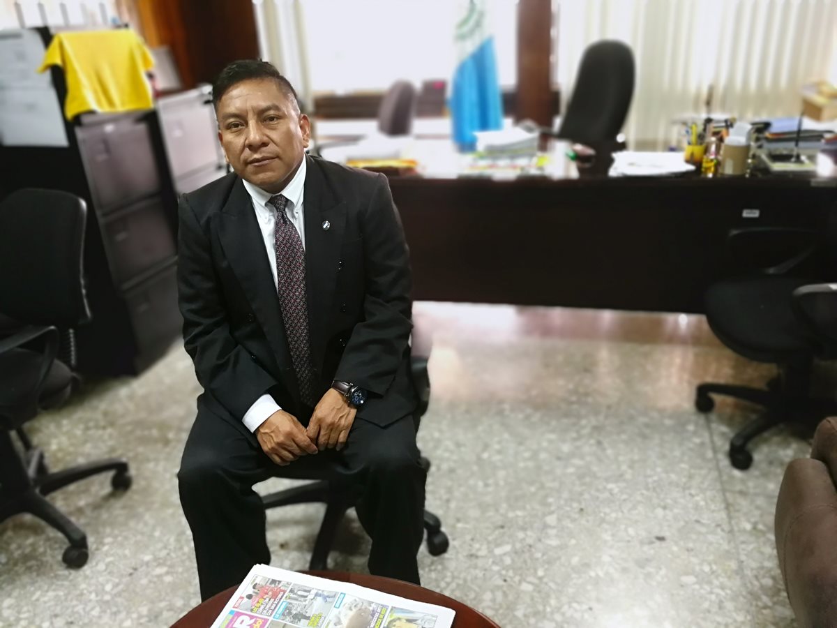 El juez Pablo Xitumul de Paz informó que la sentencia del caso Agua Mágica se leerá en la Megasala. (Foto Prensa Libre: Kenneth Monzón)
