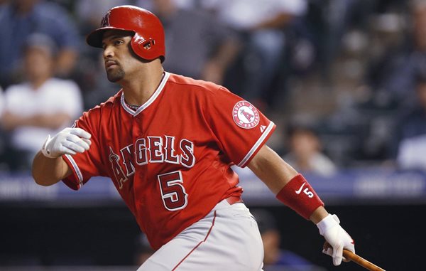 Pujols no estará con los Angelinos por Lesión. (Foto Prensa Libre: AP)