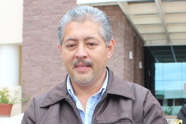 El expolicía César Augusto Castillo Recinos fue capturado en un sector de la zona 11 de Huehuetenango. (Foto Prensa Libre: Mike Castillo)