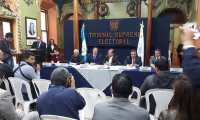 Convenio fue firmado por Marco Antonio García Noriega, presidente de Cacif, y los magistrados del TSE. (Foto Prensa Libre: Dulce Rivera)