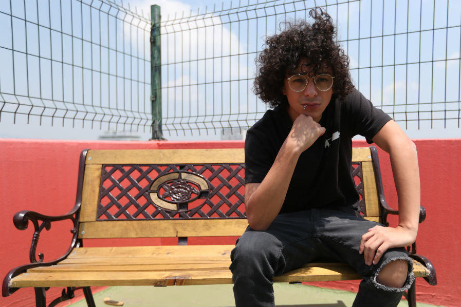 Kontra es uno de los raperos que continúa evolucionando en la escena guatemalteca. (Foto Prensa Libre: Keneth Cruz)