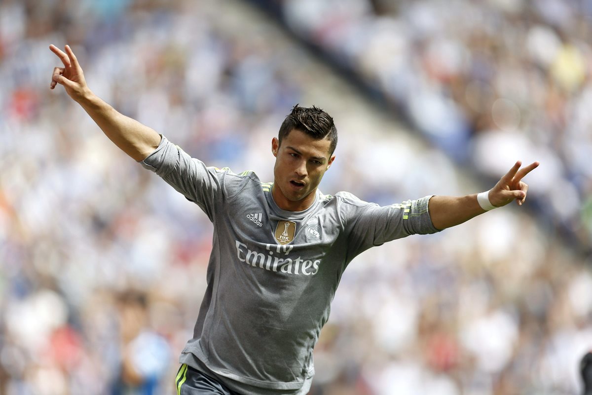 Cristiano Ronaldo conquistó un nuevo récord en la Liga española. (Foto Prensa Libre: EFE)