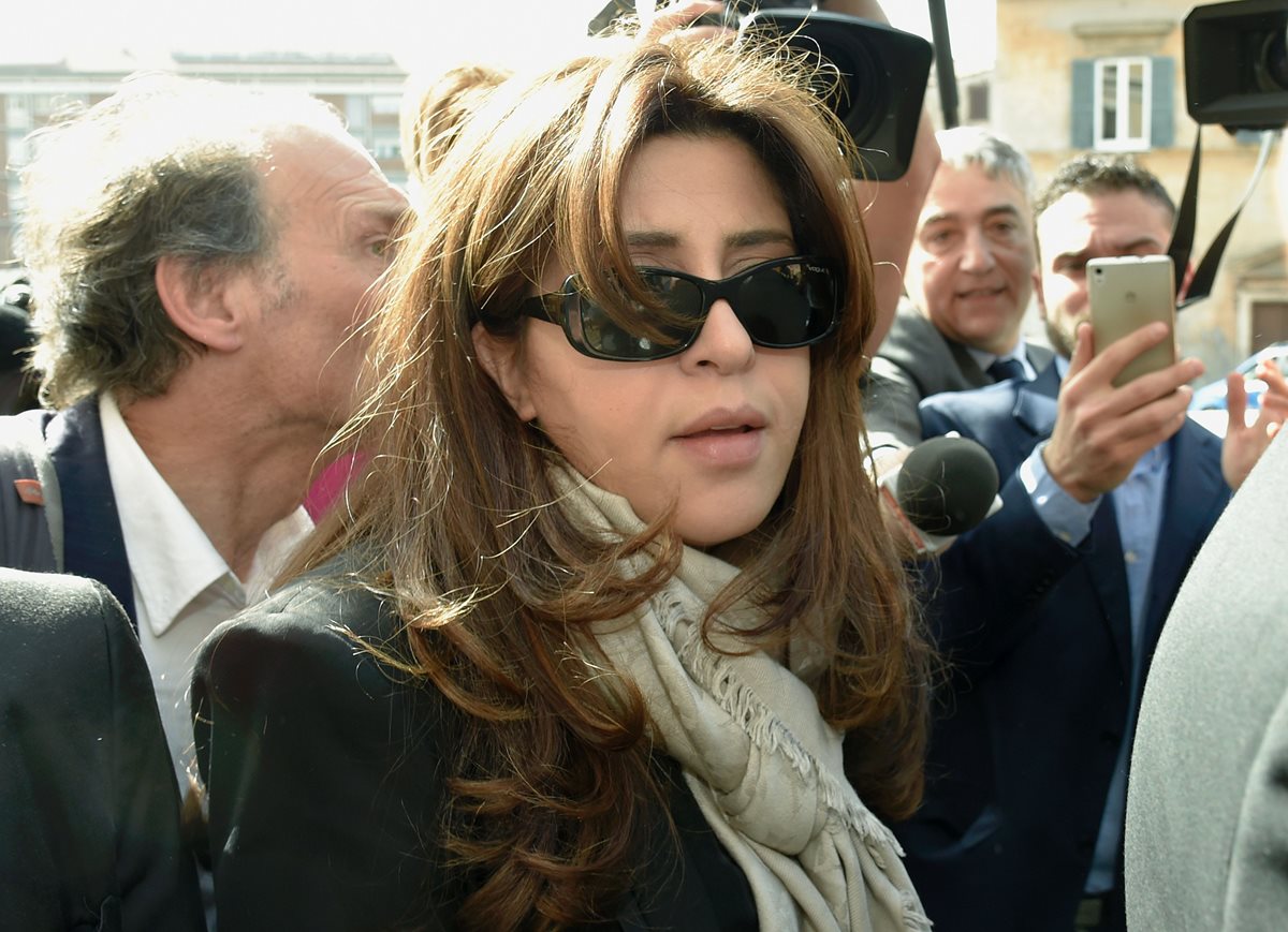 Francesca Chaouqui, exrelacionista pública del Vaticano. (Foto Prensa Libre: AFP).