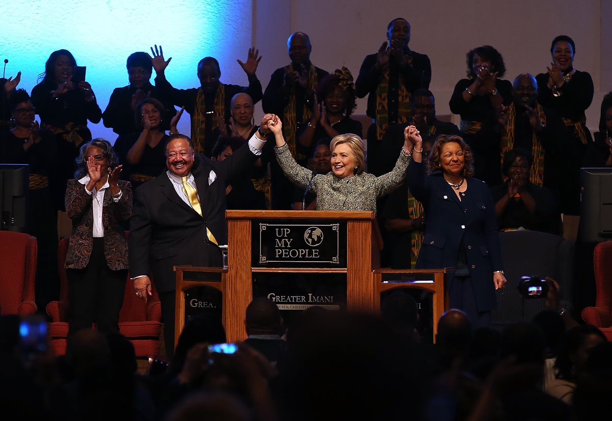 Hillary Clinton se anota otro triunfo en las primarias demócratas, esta vez en Carolina del Sur. (Foto Prensa Libre: AFP)