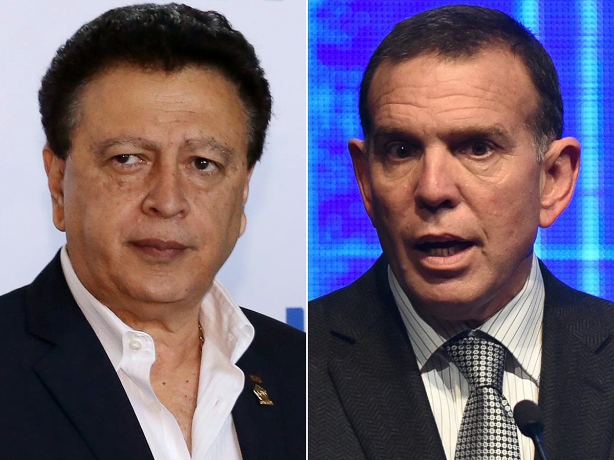 El hondureño Alfredo Hawit y el paraguayo Juan Ángel Napout fueron capturados acusados de actos de corrupción. (Foto prensa Libre: AFP)
