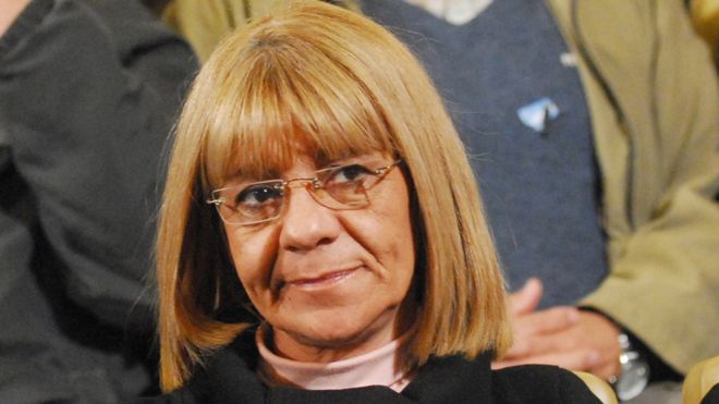 "La Cuca" Antón tenía 21 años cuando entró, en 1974, a la policía, siguiendo los pasos de casi todos sus familiares. Esta foto es del primer juicio que enfrentó. (FOTO: Irma Montiel)