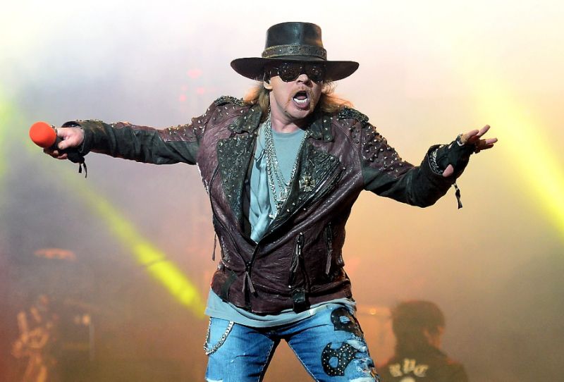 Axl Rose, vocalista de Guns N' Roses, volvió a criticar la administración de Donald Trump (Foto Prensa Libre: AFP).