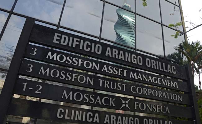 Oficinas del bufete de abogados panameño Mossack Fonseca en ciudad de Panamá. (Foto Prensa Libre: AFP)