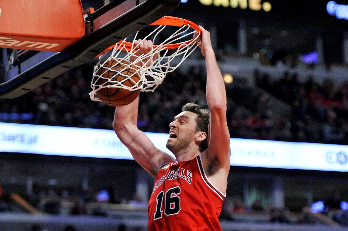 El español Paul Gasol es una de las estrellas de Chicago Bulls en la NBA. (Foto Prensa Libre: AP)