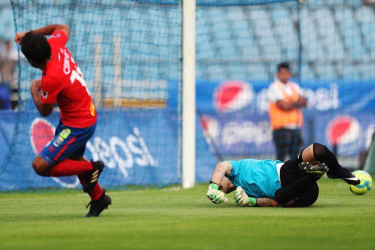 Gastón Puerari fue el anotar del único gol en el Clásico 302. (Foto Francisco Sánchez)