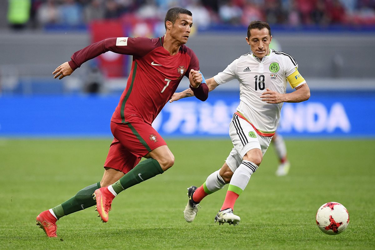 Guardado asegura que México fue superior a la Portugal de Cristiano Ronaldo. (Foto Prensa Libre: AFP)
