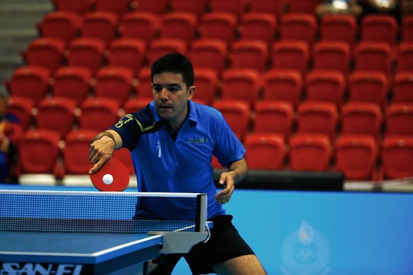 José Miguel Ramírez, en acción, durante las justas panamericanas. (Foto Prensa Libre: Cortesía COG)
