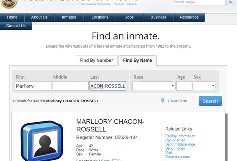 Marllory Dadiana Chacón Rossell, presunta narcotraficante está recluida Miami, Florida. (Foto Prensa Libre)