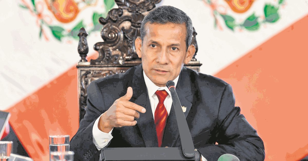 Ollanta Humala, expresidente de Perú, será también investigado por la Fiscalía de su país. (Foto Prensa Libre: AFP)