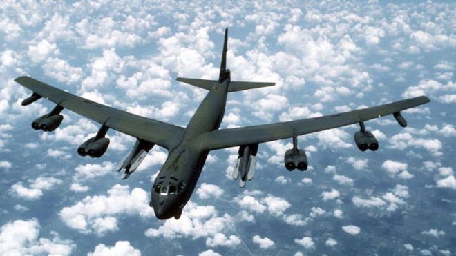 Los misiles de microondas están diseñados para lanzarse desde los Boeing B-52 Stratofortress. GETTY IMAGES