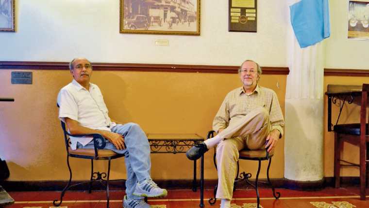 Igor de Gandarias y Guillermo Escalón han trabajado juntos en proyectos audiovisuales desde 1982. (Foto Prensa Libre: Ángel Elías)