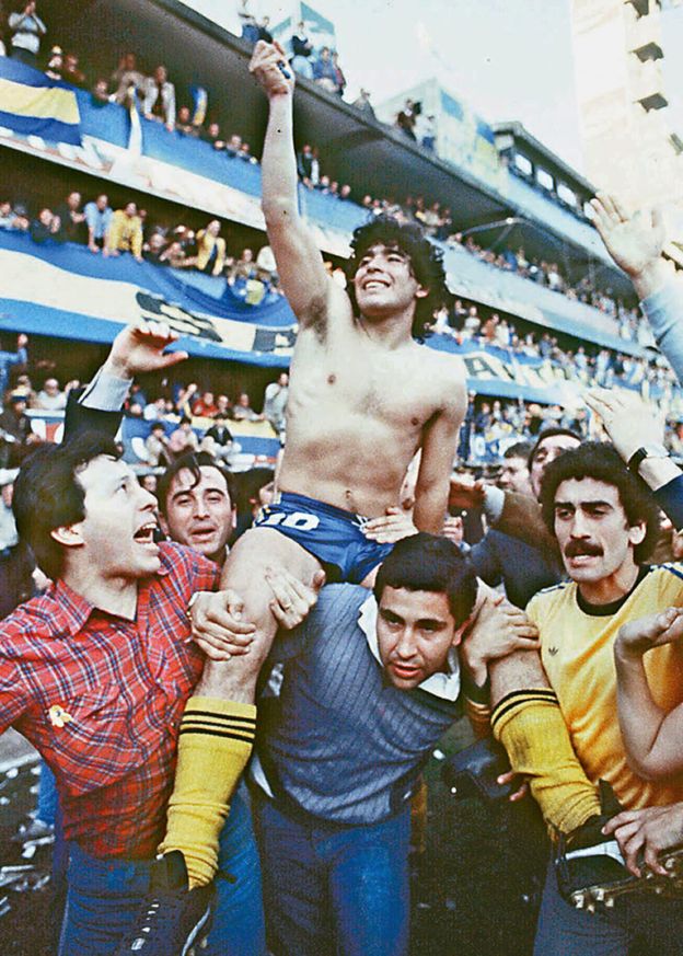 Maradona ayudó a que Boca se diera a conocer internacionalmente. GETTY IMAGES