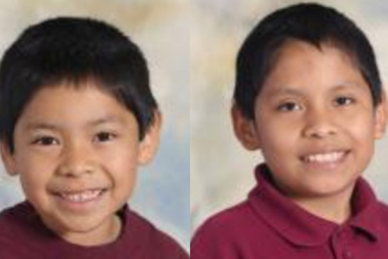 Los hermanos Ezequiel, de 6 años, y Nixon, 11, de apellidos López Ovalle, fallecieron en Oakland, California. (Foto Prensa Libre. GoFundMe)