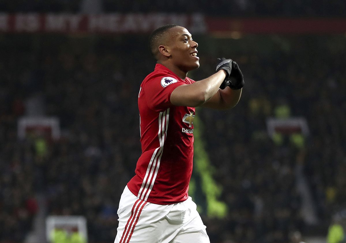 Anthony Martial ha marcado ya 24 goles con el Mánchester United. (Foto Prensa Libre: AFP).