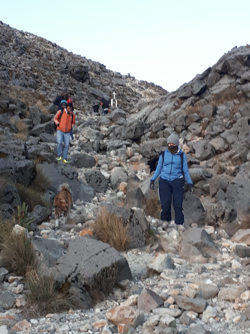 Turistas escalaron el volcán Tajumulco y entraron en hipotermia.