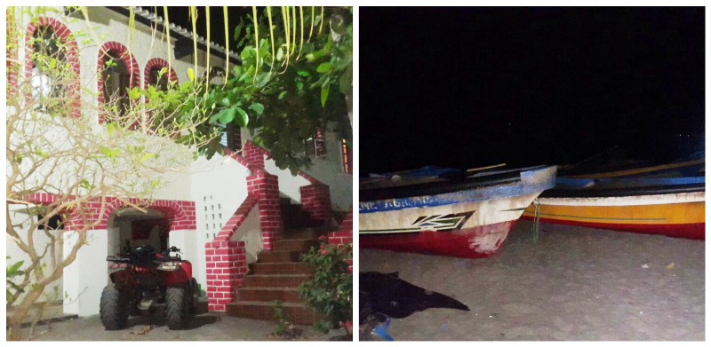 La policía salvadoreña allanó viviendas y decomisó lanchas que eran usadas para el traslado de drogas. (Foto Prensa Libre: @PNC_SV)