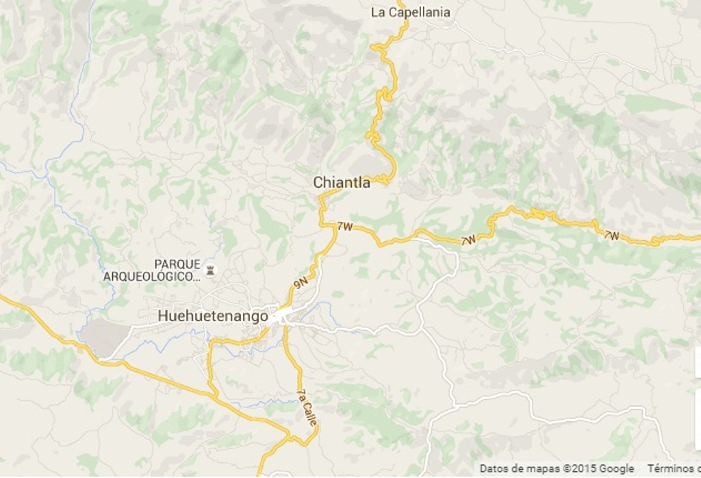 Mapa de Huehuetenango.(Foto Prensa Libre: Internet)