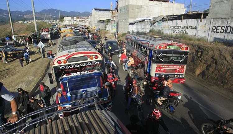 Este año se reportan más muertes por ataques al transporte colectivo en Guatemala. (Foto, Prensa Libre: Hemeroteca PL)