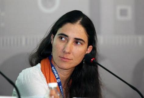La bloguera opositora cubana Yoani Sanchez en México. (Foto Prensa Libre: AFP).