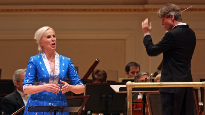 La mezzosoprano sueca decidió romper su silencio con una entrevista al semanario alemán Die Zeit y su representante dijo que ya no hará más declaraciones. (Getty Images).