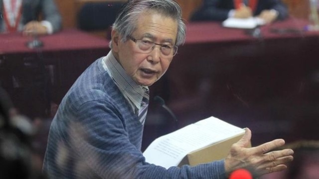 Alberto Fujimori, de 78 años, fue internado en la misma clínica en enero para tratarse un mal en la columna. (Foto Prensa Libre: EFE)