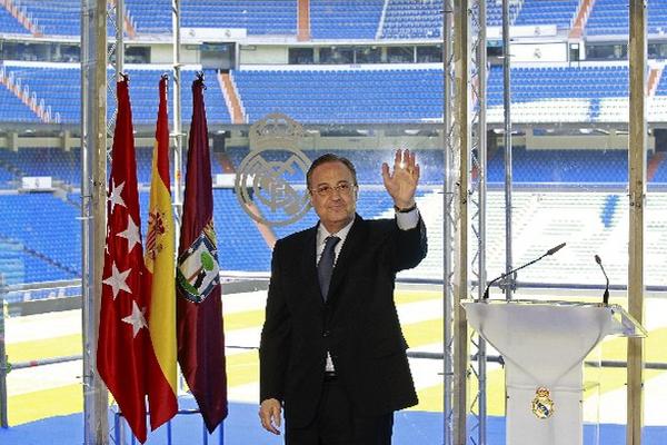 Florentino Pérez, presidente del Real Madrid. (Foto Prensa Libre: EFE)