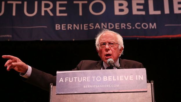 Con su participación en las primarias demócratas de 2016, Bernie Sanders abrió el camino a los demócratas socialistas. GETTY IMAGES