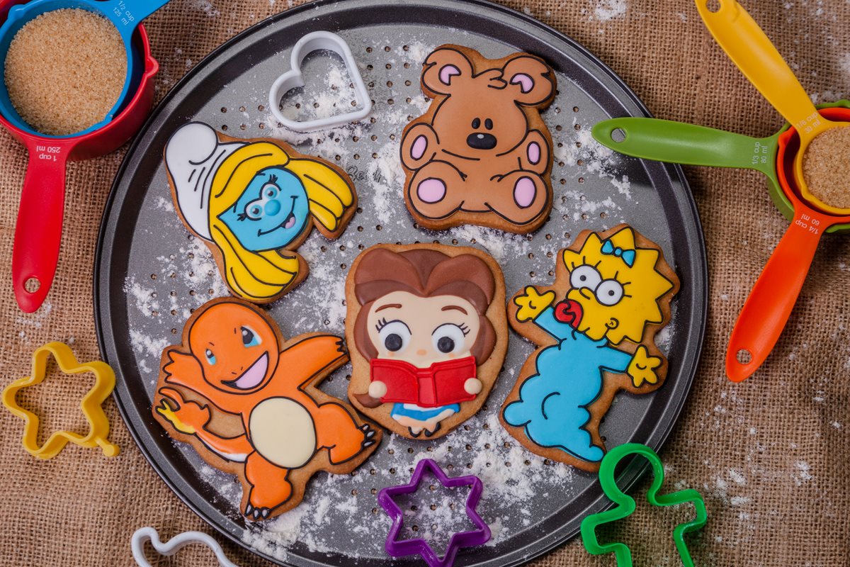 Sus personajes favoritos pueden convertirse en galleta con un poco de imaginación y creatividad. (Foto Prensa Libre: Juan Diego González).