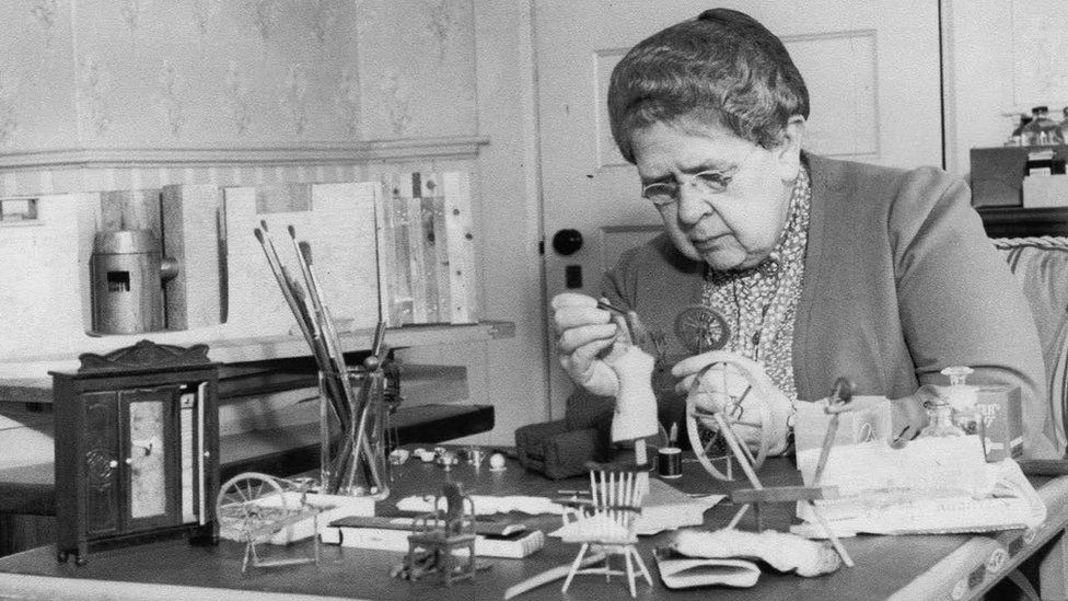 Ningún detalle se le escapaba a esta mujer, que se tomaba su afición muy en serio. CORTESIA DEL MUSEO CASA DE GLESSNER, EN CHICAGO