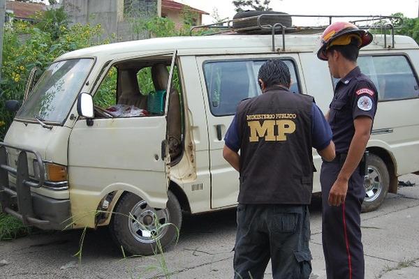 UN piloto del transporte urbano fue atacado  a balazos en la colonia Las Conchitas,  zona 2.