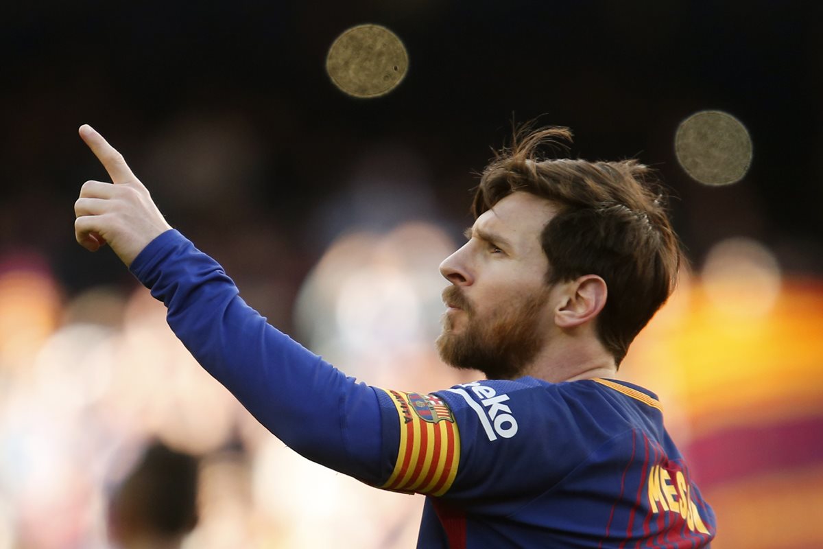 Lionel Messi hizo el segundo gol del Barcelona contra el Athletic de Bilbao. (Foto Prensa Libre: AFP)