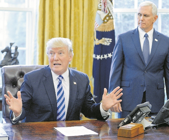 EL TLCAN podría tener tazas arancelarias si Trump dispone fijarlas. (Foto Prensa Libre: EFE)