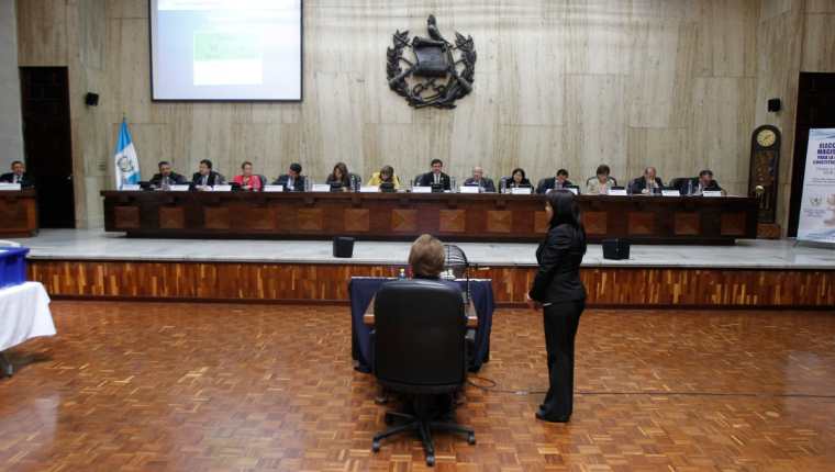 Magistrados de la CSJ electos para el periodo 2014-2019 (Foto Prensa Libre: Hemeroteca PL)