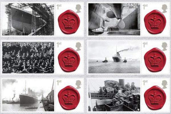 Los sellos conmemorativos relatan la historia de ese enorme barco de  pasajeros que partió del puerto de Southampton un 10 de abril de 1912 para hundirse. (Foto Prensa Libre: EFE)