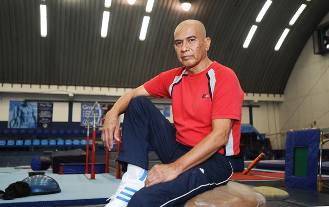 Sergio Tejeda comparte su amor a la vida y la gimnasia. (Foto Prensa Libre: Francisco Sánchez).